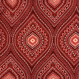 TISSU EXTÉRIEUR MANDALA ROUGE