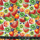 COTON IMPRIMÉ SALADE DE FRUITS