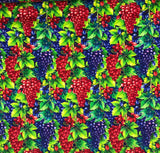 COTON IMPRIMÉ RAISINS