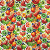 COTON IMPRIMÉ SALADE DE FRUITS