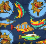 POLAR IMPRIMÉ - POISSONS FOND BLEU