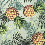 POLYESTER DÉCO ET NAPPE ANANAS ET FEUILLES