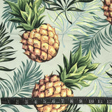 POLYESTER DÉCO ET NAPPE ANANAS ET FEUILLES