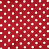 COTON IMPRIMÉ POIS ROUGES