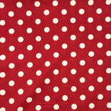 COTON IMPRIMÉ POIS ROUGES