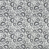 FLANELLETTE IMPRIMÉE COEURS GRIS