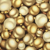 POLYESTER DÉCO ET NAPPE BOULES DE NOËL OR