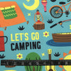 POLYESTER DÉCO ET NAPPE LETS GO CAMPING