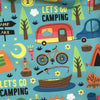 POLYESTER DÉCO ET NAPPE LETS GO CAMPING