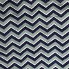 FLANELLETTE IMPRIMÉE ZIGZAG BLEUS