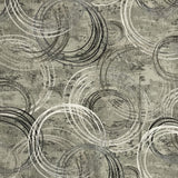 TISSU RECOUVREMENT - BEIGE PÂLE AVEC ROND