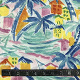 TISSU EXTÉRIEUR PALMIERS VINTAGE