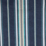 TISSU EXTÉRIEUR LIGNÉ FAUX TRICOT BLEU