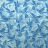 COTON IMPRIMÉ COLIBRIS BLEUS