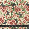 COTON IMPRIMÉ ROSES ET PAPILLONS