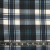 POLYESTER DÉCO ET NAPPE CARREAUX BLEUS ET BLANCS