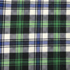 POLYESTER DÉCO ET NAPPE CARREAUX BLEUS ET VERTS