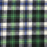 POLYESTER DÉCO ET NAPPE CARREAUX BLEUS ET VERTS