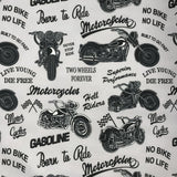 POLYESTER DÉCO ET NAPPE MOTOS BIKERS