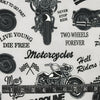 POLYESTER DÉCO ET NAPPE MOTOS BIKERS