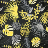 POLYESTER DÉCO ET NAPPE FEUILLES JAUNES