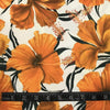POLYESTER DÉCO ET NAPPE FLEURS OANGÉES