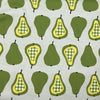 POLYESTER DÉCO ET NAPPE POIRES VERTES