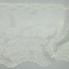 DENTELLE VALANCE BLANCHE AVEC TOURNESOL ET SOLEIL