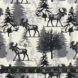 COTON IMPRIMÉ ORIGNAUX NOIRS ET BLANCS