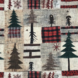 POLYESTER DÉCO NAPPE NOEL DE JUTTE