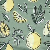 MICROFIBRE CITRONS FOND VERT