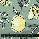 MICROFIBRE CITRONS FOND VERT