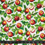 COTON IMPRIMÉ POMMES