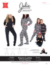 3244 patron Jalie pyjama à pattes une pièce