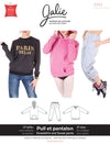 3355 patron Jalie chandail, hoodie et pantalon