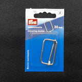 Ajusteur en métal argent 30mm