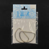 Anneaux en D argent 1 1/2''
