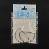 Anneaux en D argent 1 1/2''