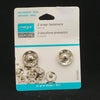 Bouton-pression à coudre argent 18mm