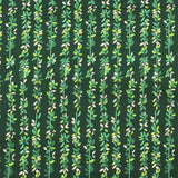 COTON IMPRIMÉ LIANNES VERTES FOND VERT