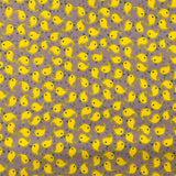 FLANELLETTE IMPRIMÉE PETITS POUSSINS JAUNE
