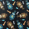 FLANELLETTE IMPRIMÉE ROBOTS