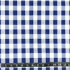 TISSU À NAPPE - CARROTÉ BLEU ET BLANC