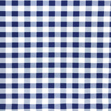 TISSU À NAPPE - CARROTÉ BLEU ET BLANC