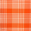 TISSU À NAPPE - CARROTÉ ORANGE ET BLANC