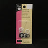Ajustement de bretelles 3/8'' noir, blanc et transparent