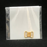 Attache à mayo de bain en métal or qui twist 1/2''