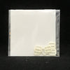 Ajusteur en plastique blanc pour 1/4 '' (6 unités)