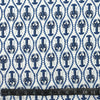 COTON IMPRIMÉ CRABES BLEUS