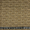 COTON IMPRIMÉ PANACHES SUR FOND BRUN